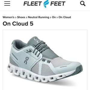 LIKE NEW On Running Cloud 5 size 7.5 womens athletic shoes